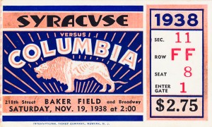 1938 Syracuse vs. Columbia